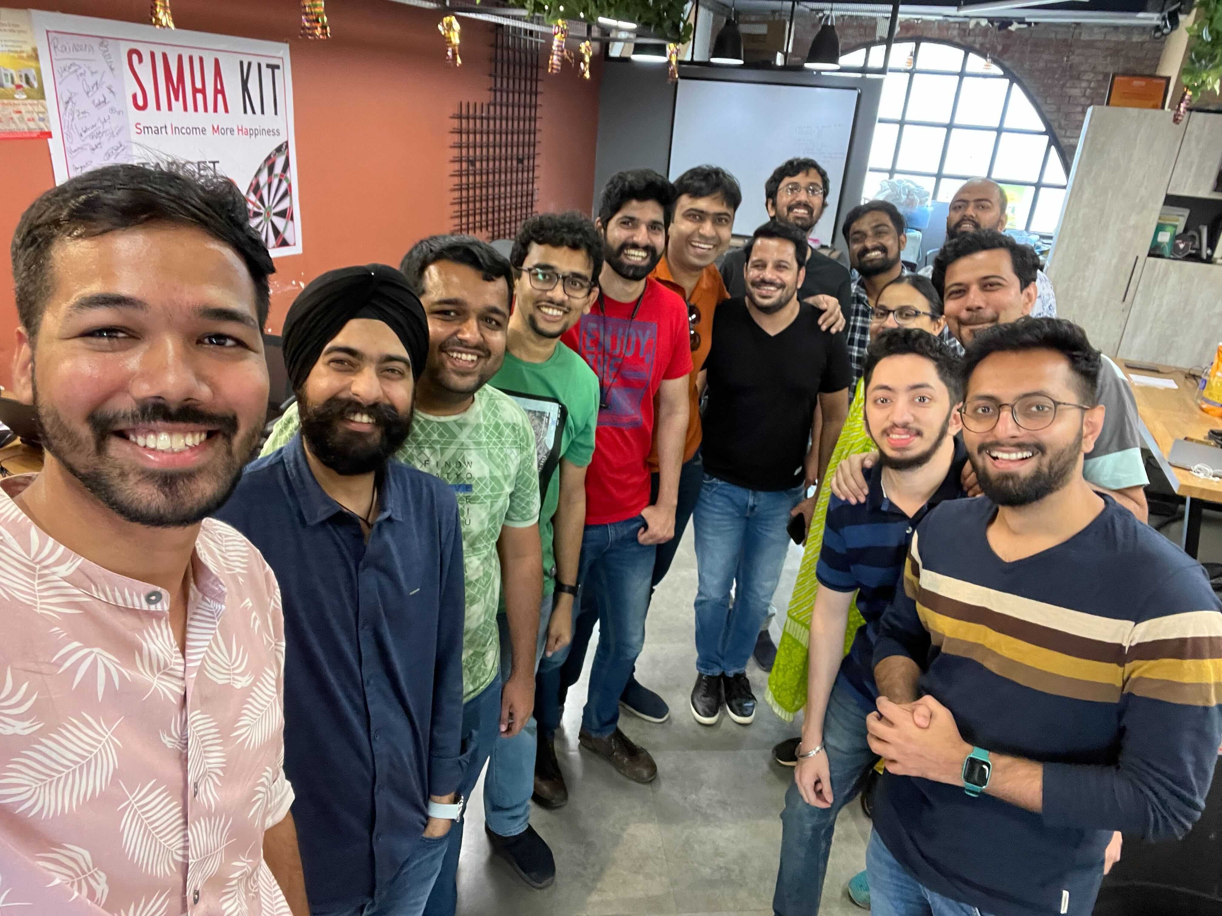 Hiten Rajgor with his design team