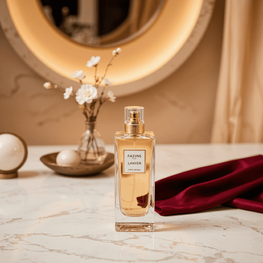 product photography of perfume bottle