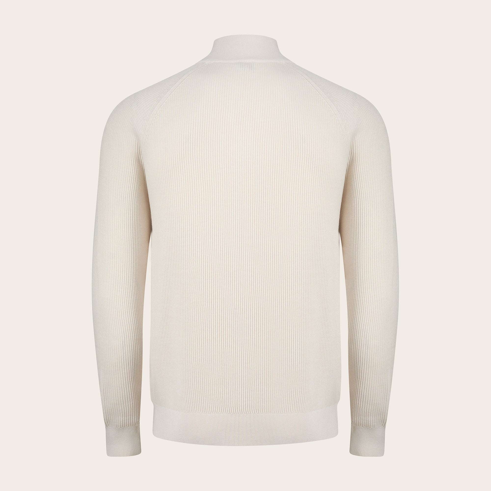 Paul Open Giza Dusty Full Zip Cardigan - Mandelli UK