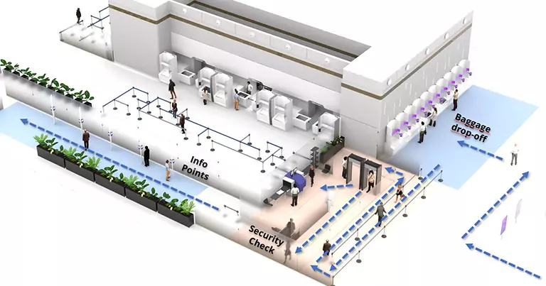 Innovative solution for hand baggage screening at airports