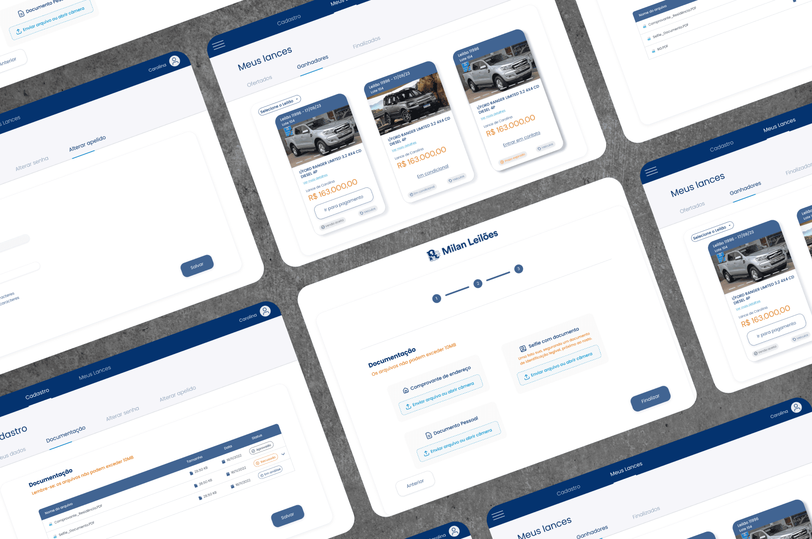 a black cellphone with a white letter on it