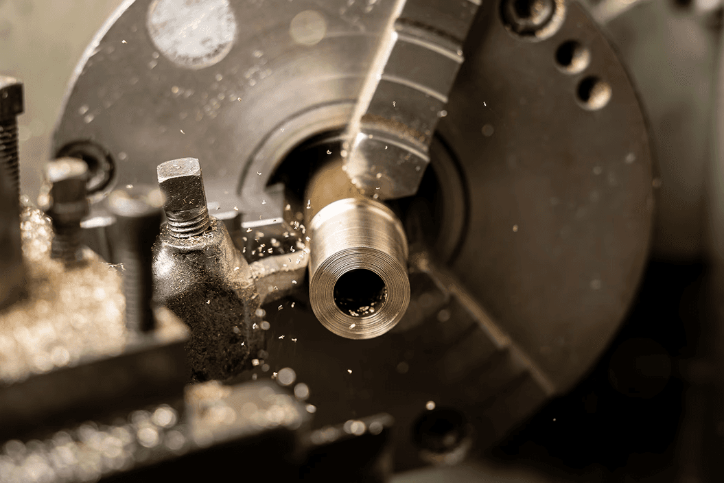 A ring reflects an eye.