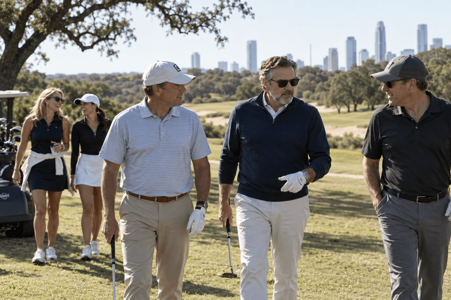 Attorneys at golf course
