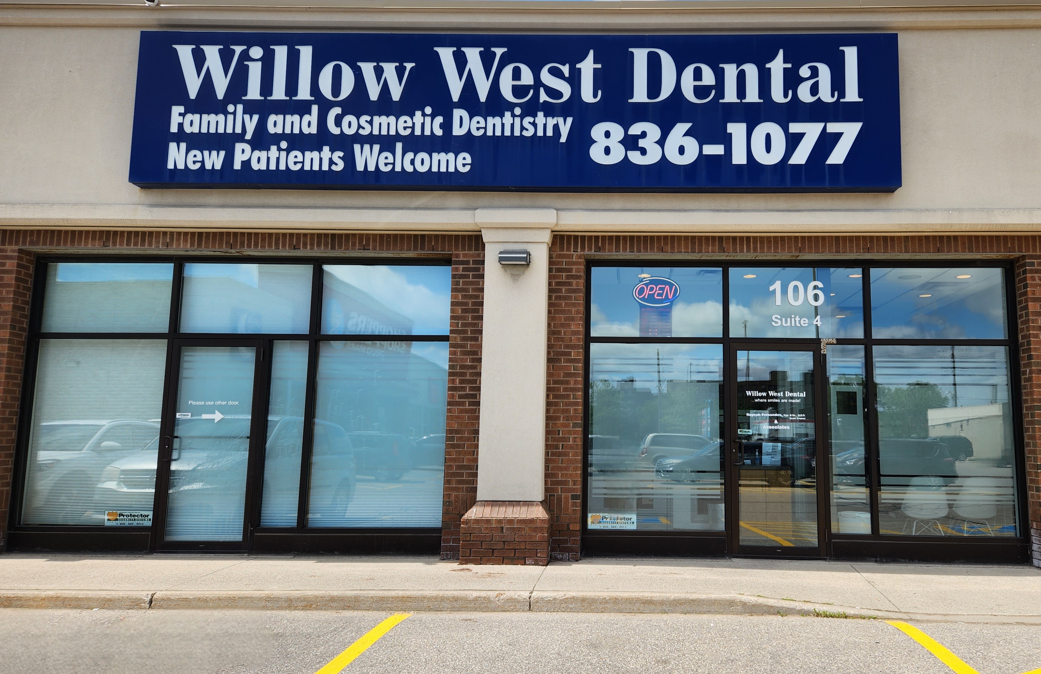 Willow West front sign