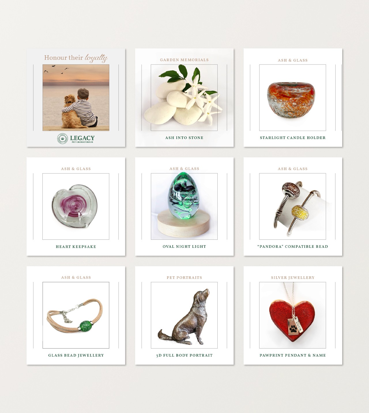 Legacy Pet socials