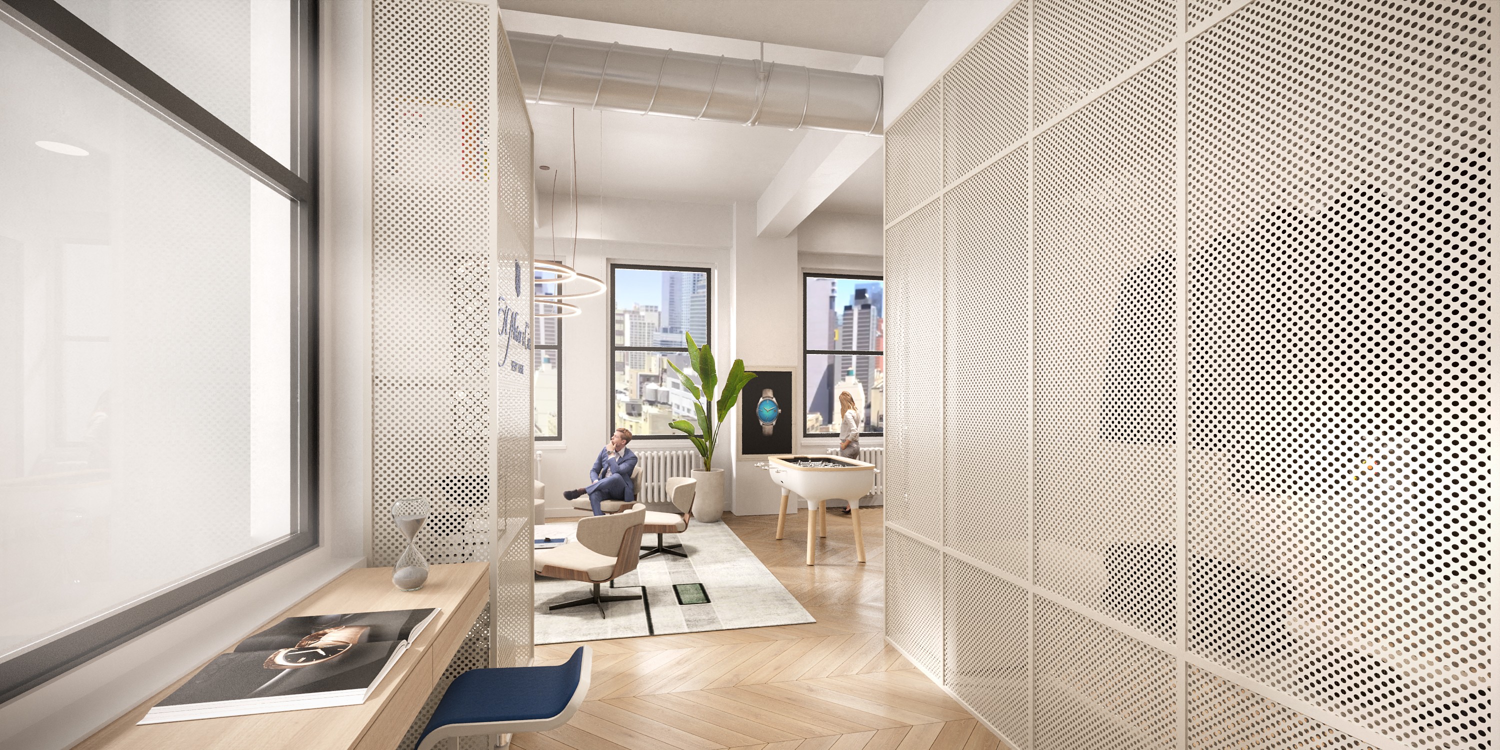 Interior office deign New York H.Moser 