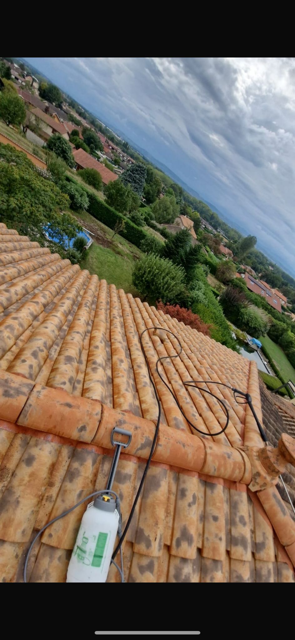 nettoyage de toiture réaliser a lyon par entreprise lopez