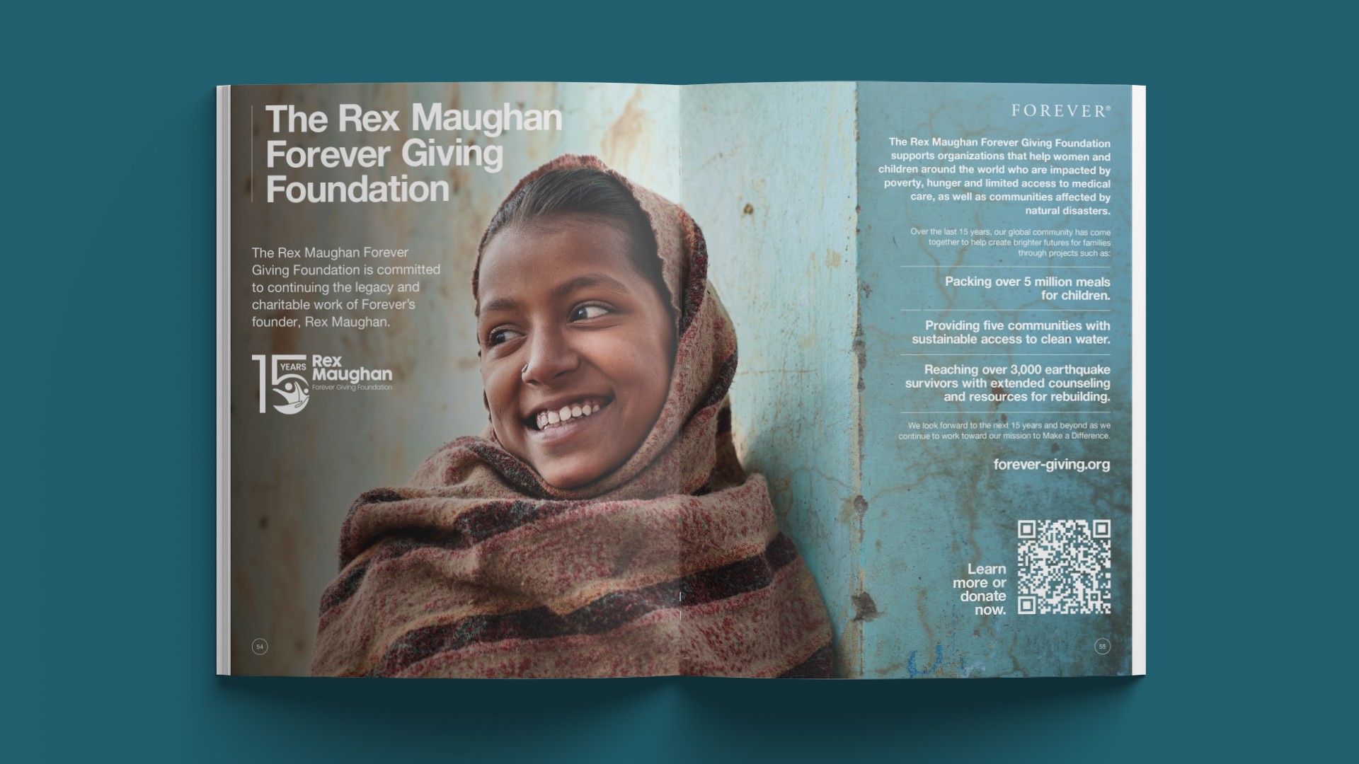 Large scale design artwork for the Forever Living FGR25 Paris event, flat artwork.