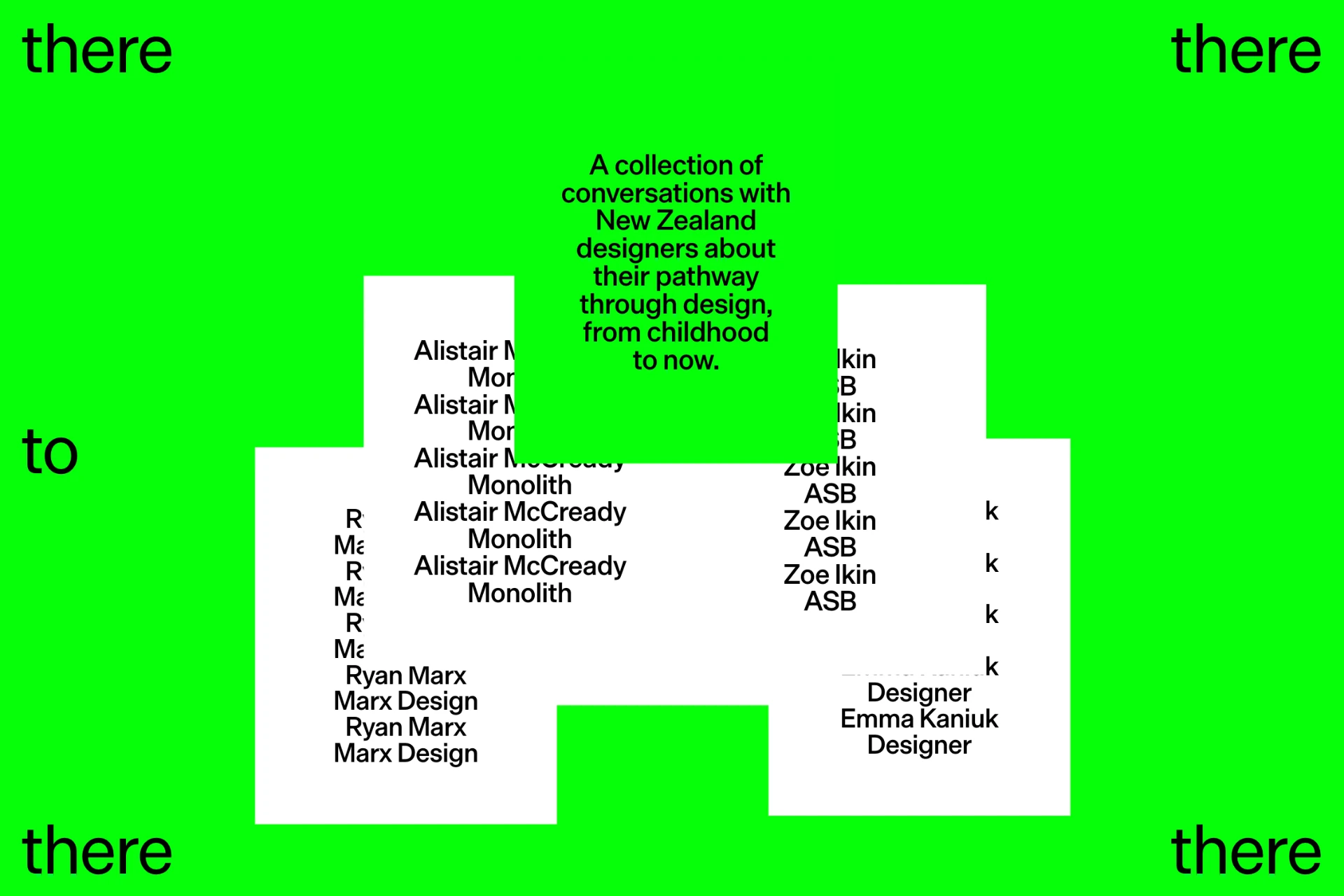 Screenshot of there to there website