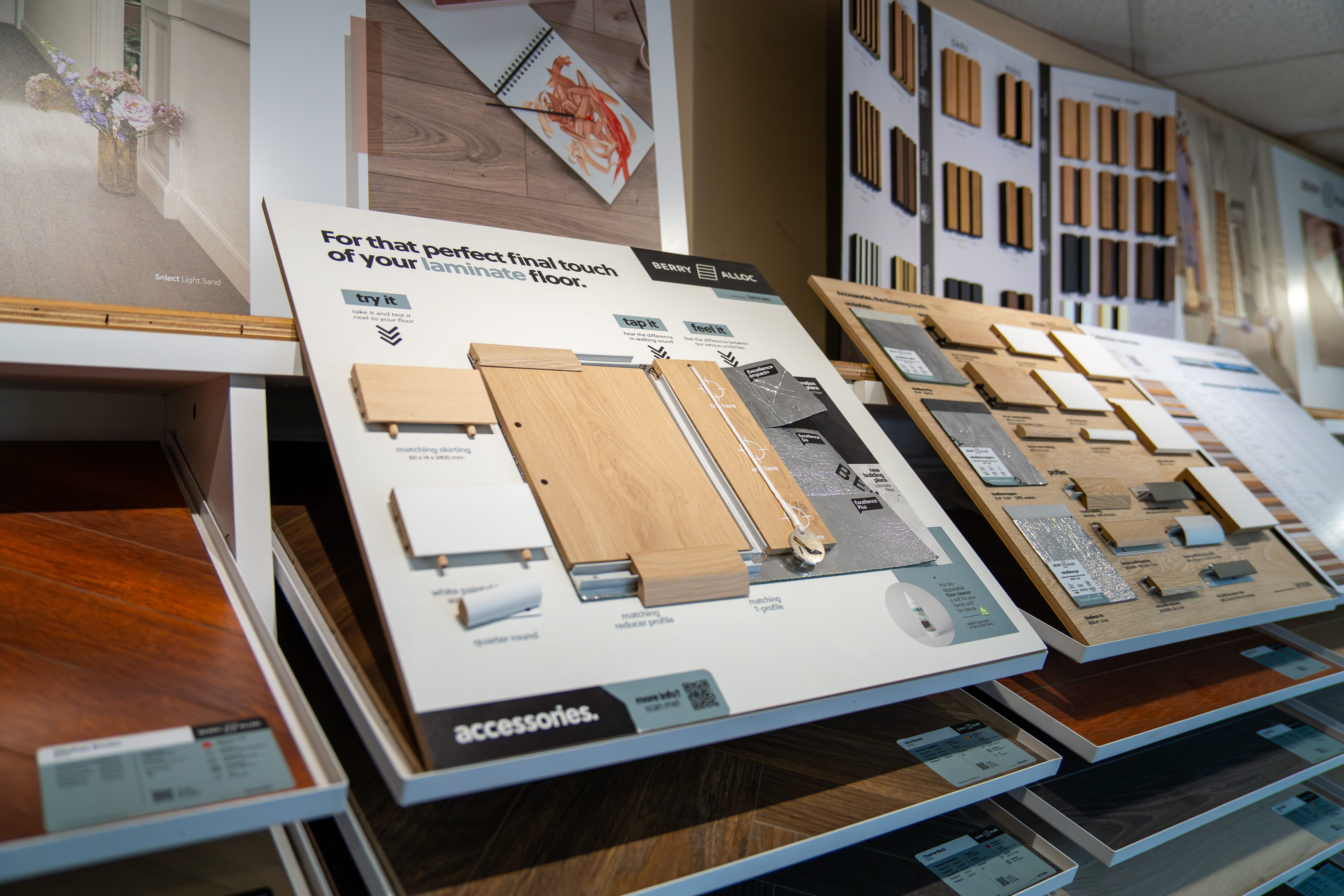 Photo du showroom Aliénor Parquet à Mérignac pour la création de leur site web