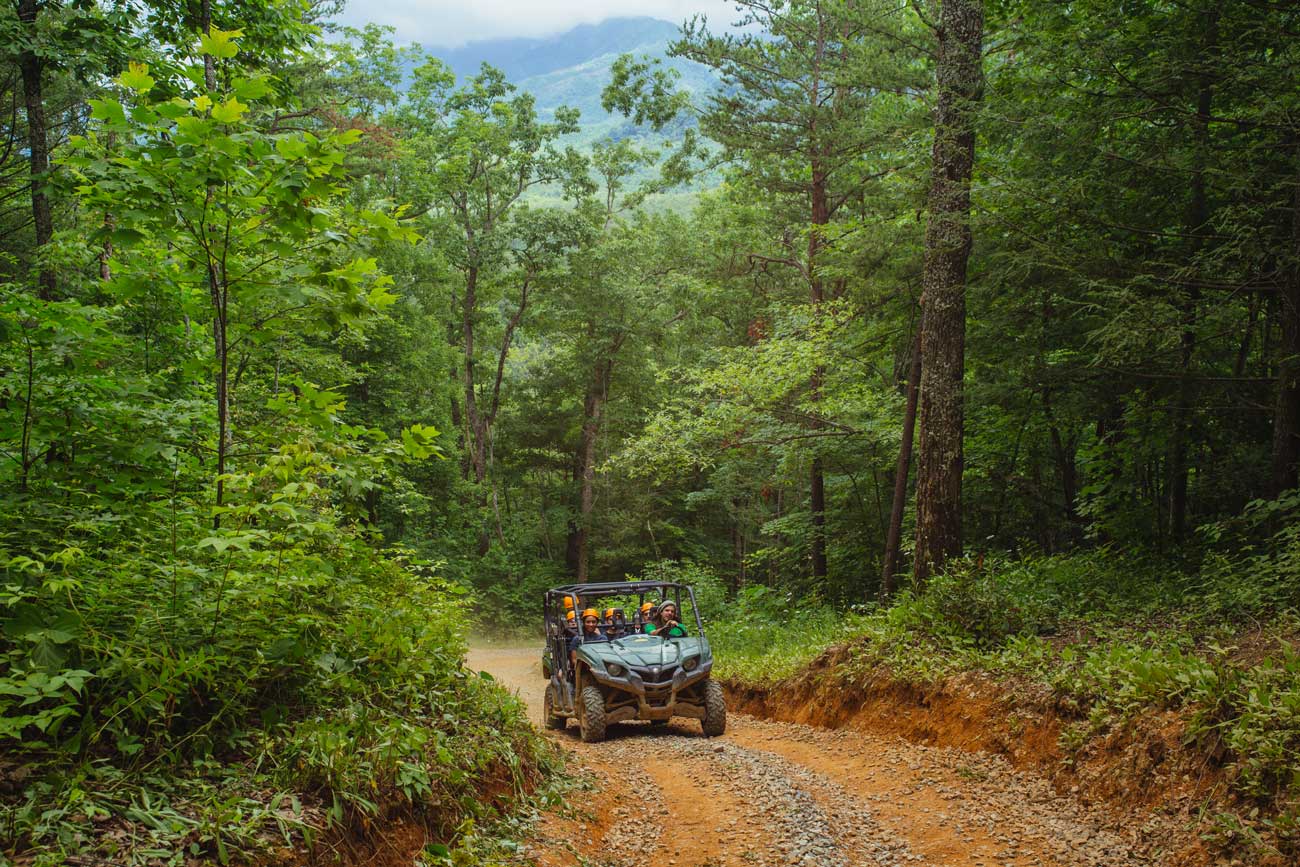 Guest on the scenic UTV ascent