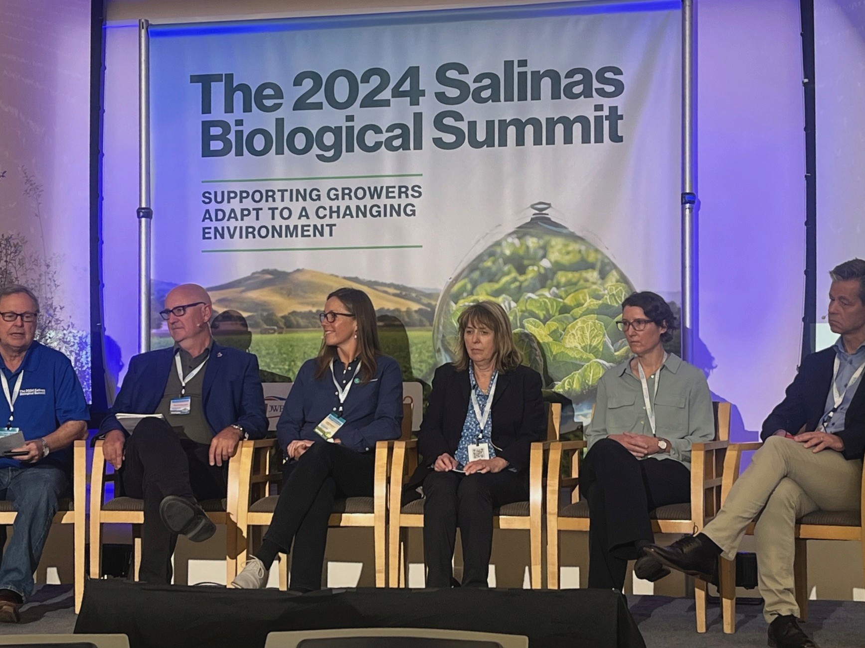 Wharf42 founder Peter Wren-Hilton onstage with panelists discussing Platform 10