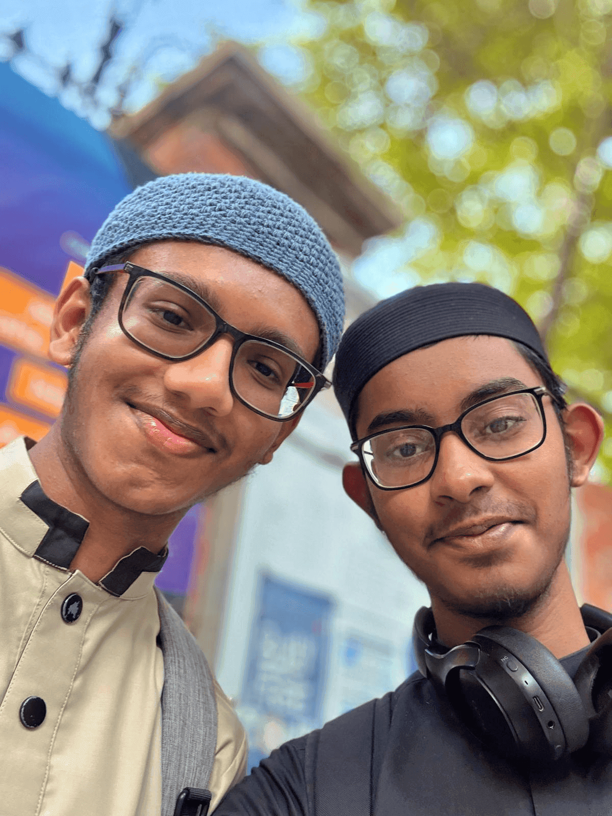 Muhsin Ataul with Wahi-ul Islam in 2025.