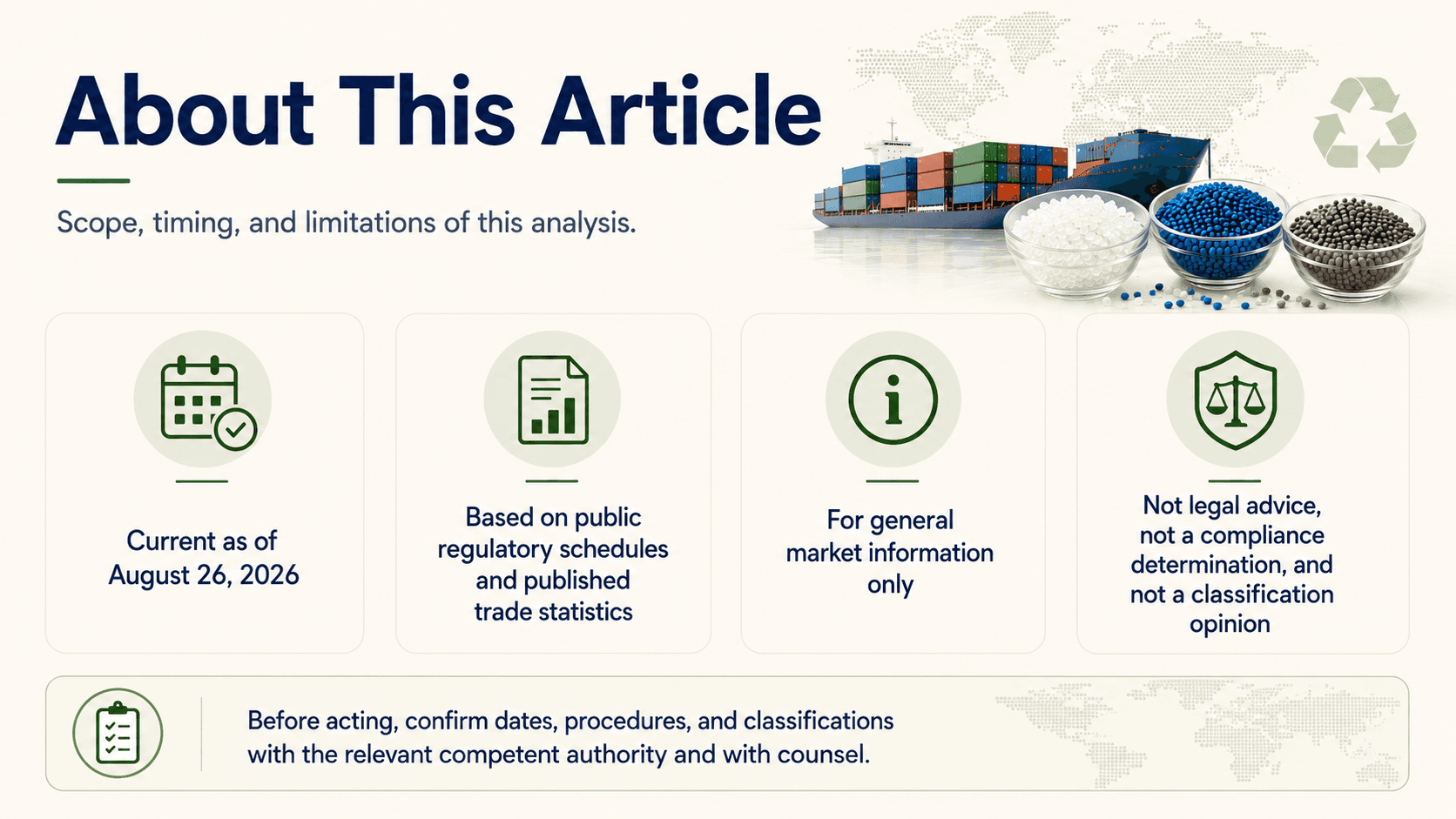 Article scope and disclaimer stating the analysis is current as of August 26, 2026, based on public data, and is not legal or compliance advice.