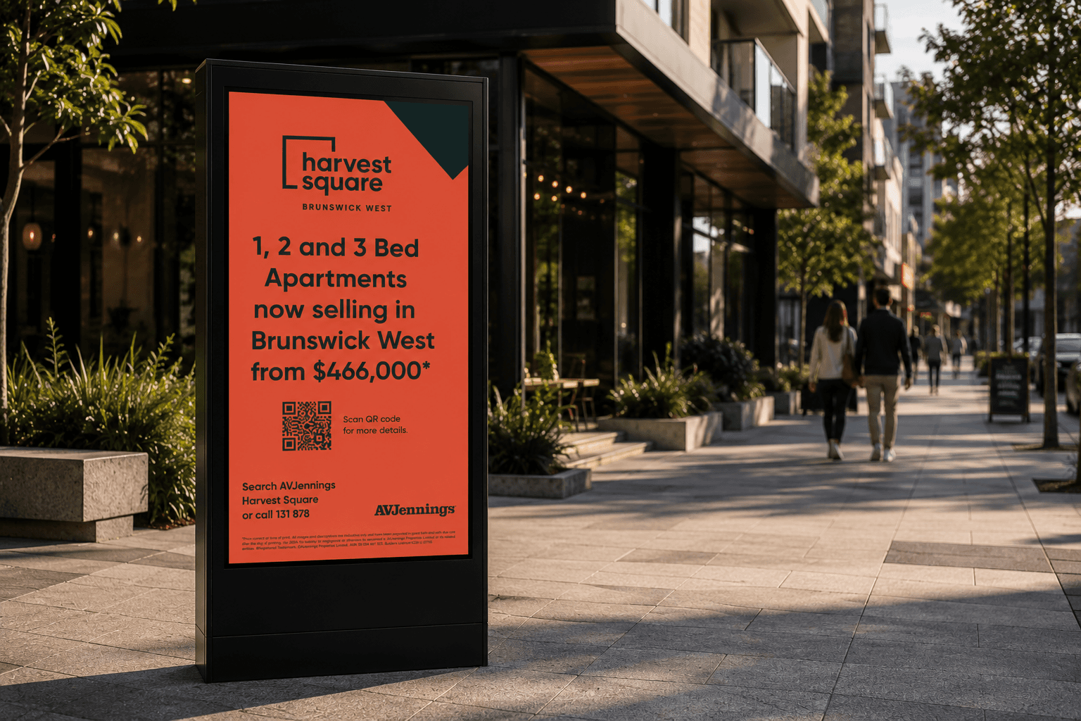 Harvest Square brochure mockup