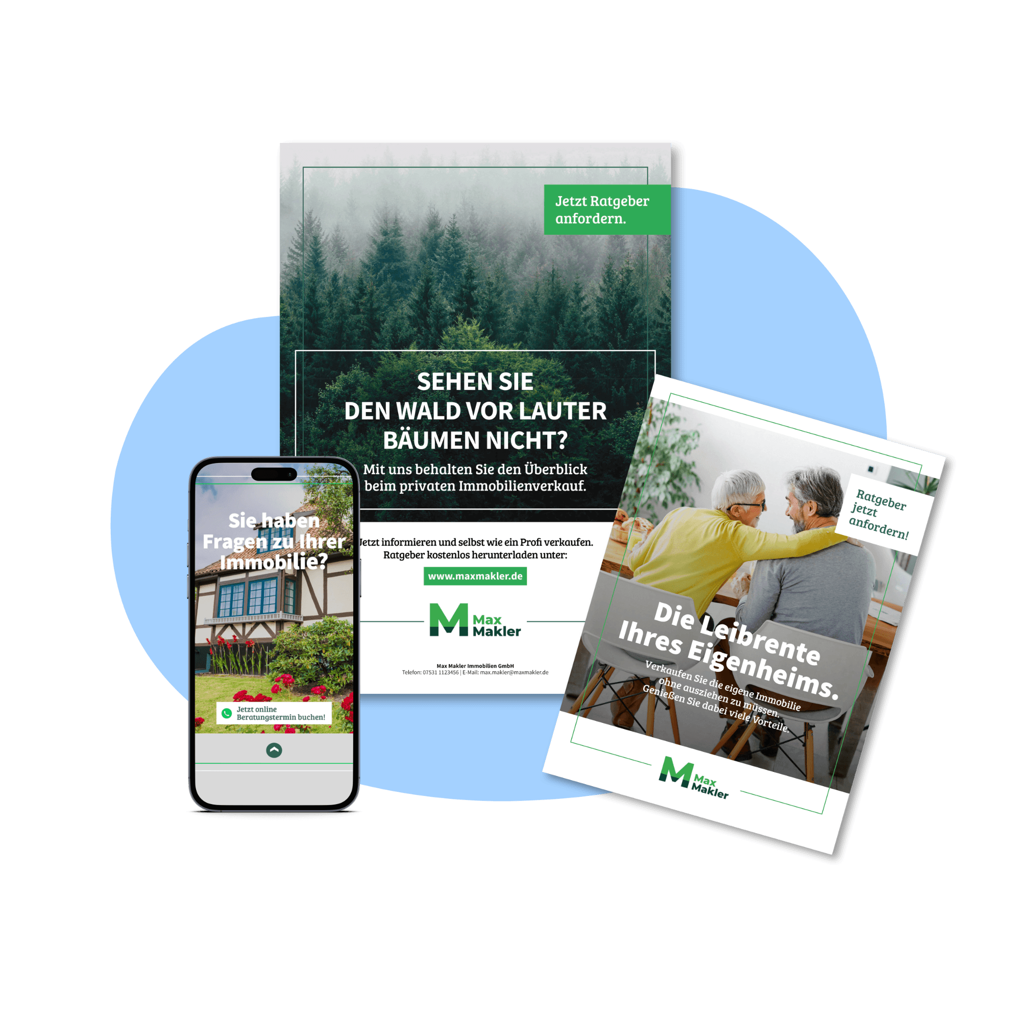 Werbemittel für Makler