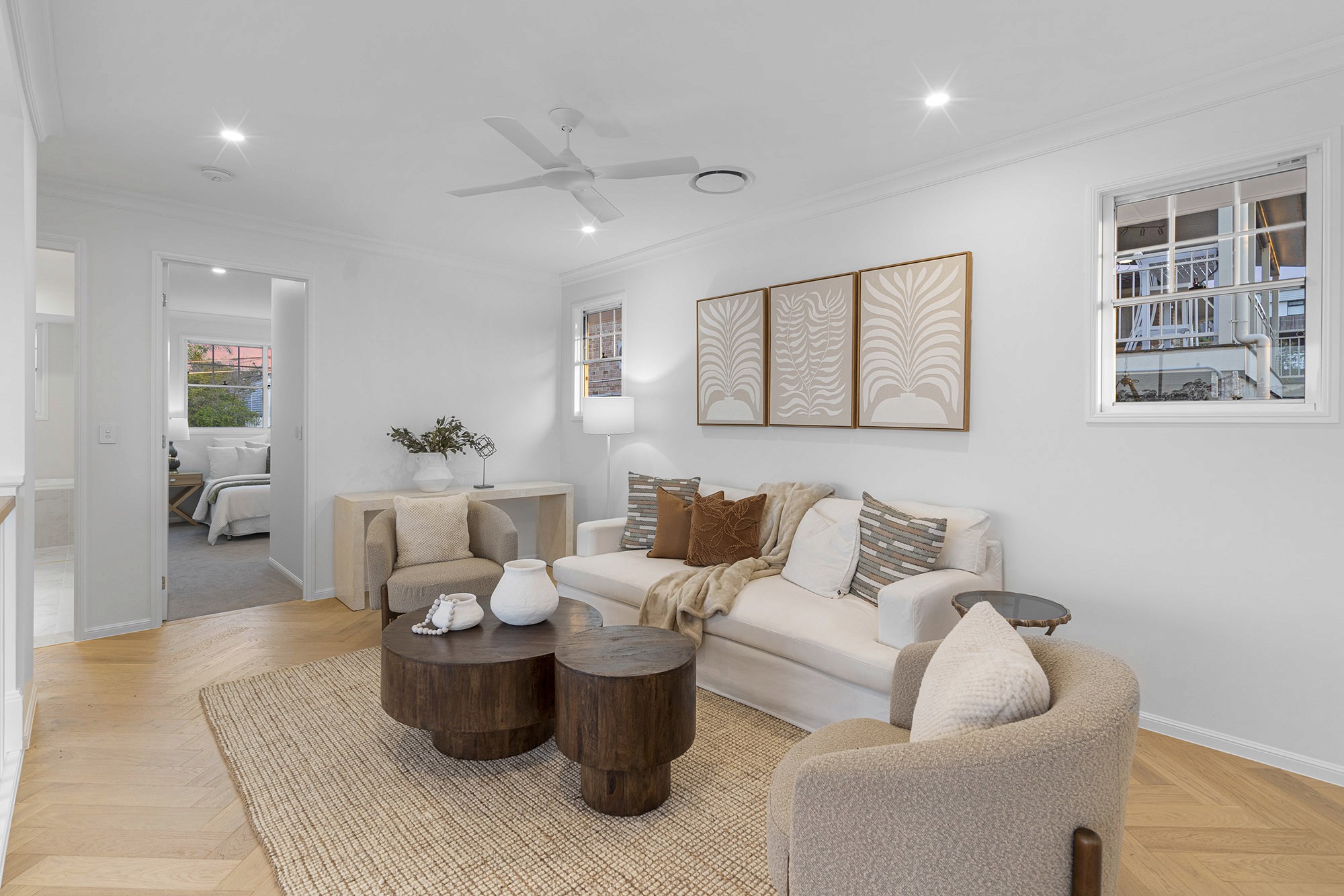 Front facade of Jacaranda House in. Brisbane