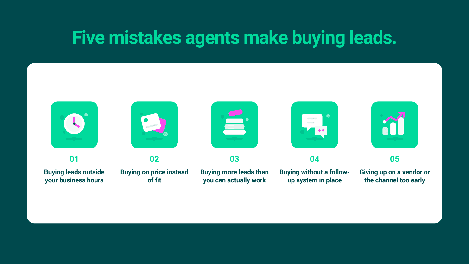 common mistakes made by insurance agents while buying online leads