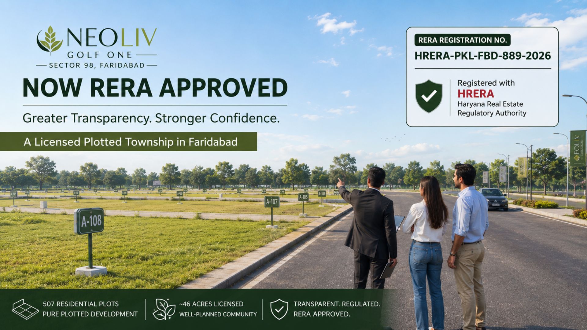 NeoLiv Golf One RERA Update