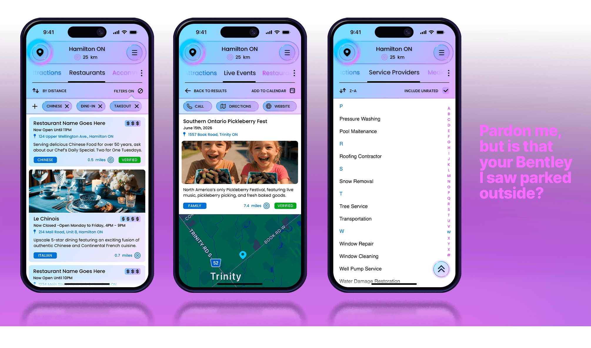 Here I Am AI iPhone App UX UI Product Design Branding