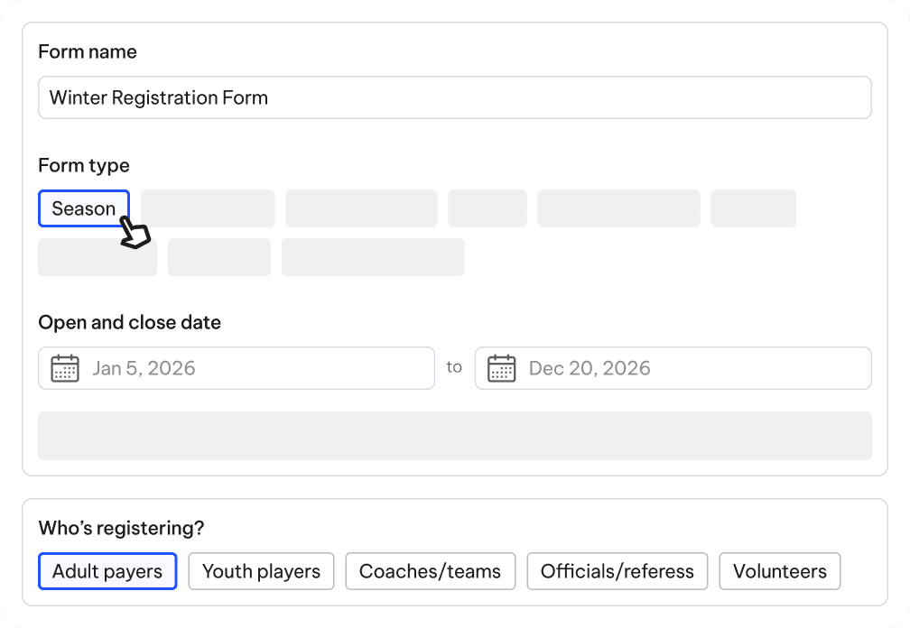 TeamLinkt's Custom Registration Form