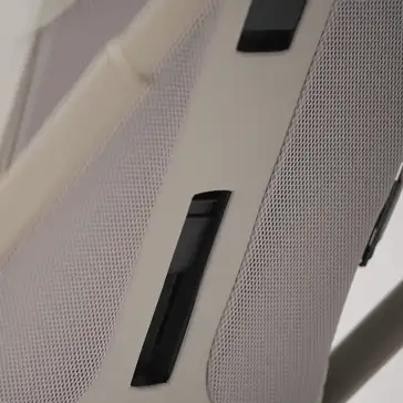 Breathable backrest fabric