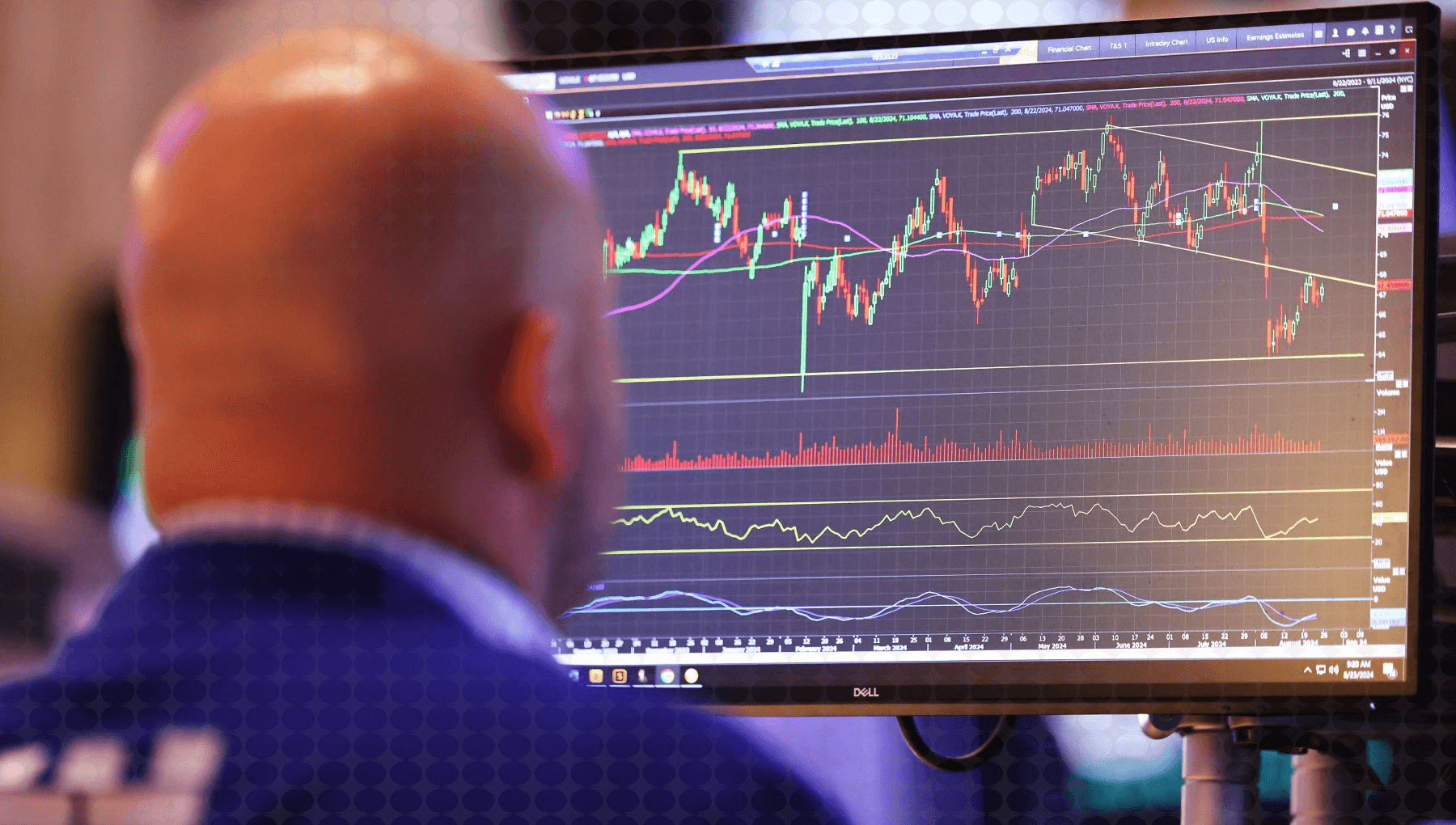 Trader reviewing complex financial market indicators - How to Invest in Prediction Markets