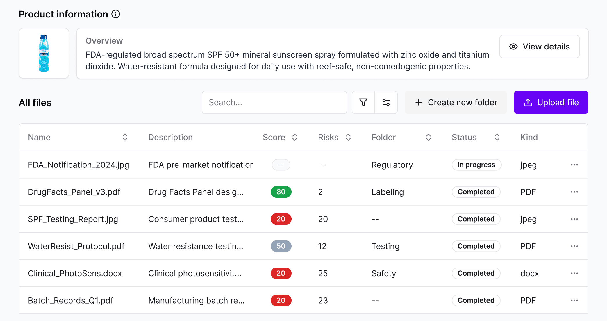 Smart file management for consumer products
