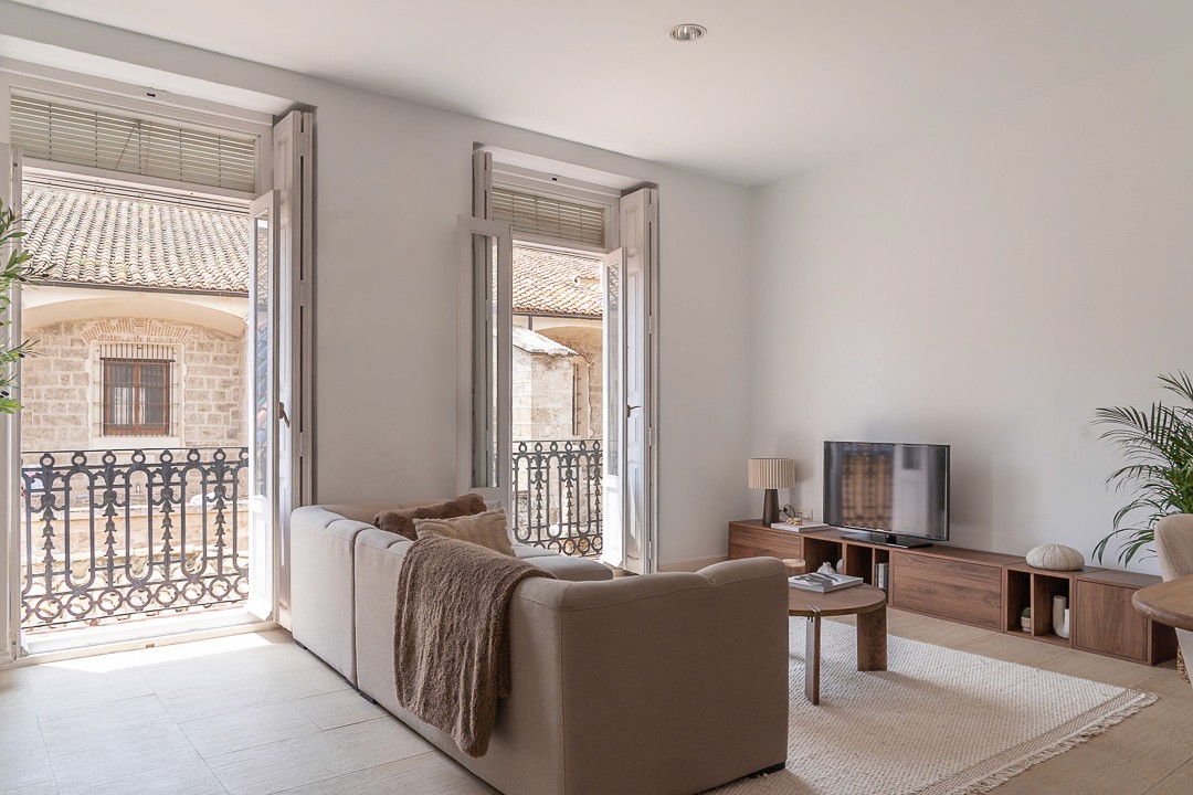Contact section image featuring a modern interior design space.