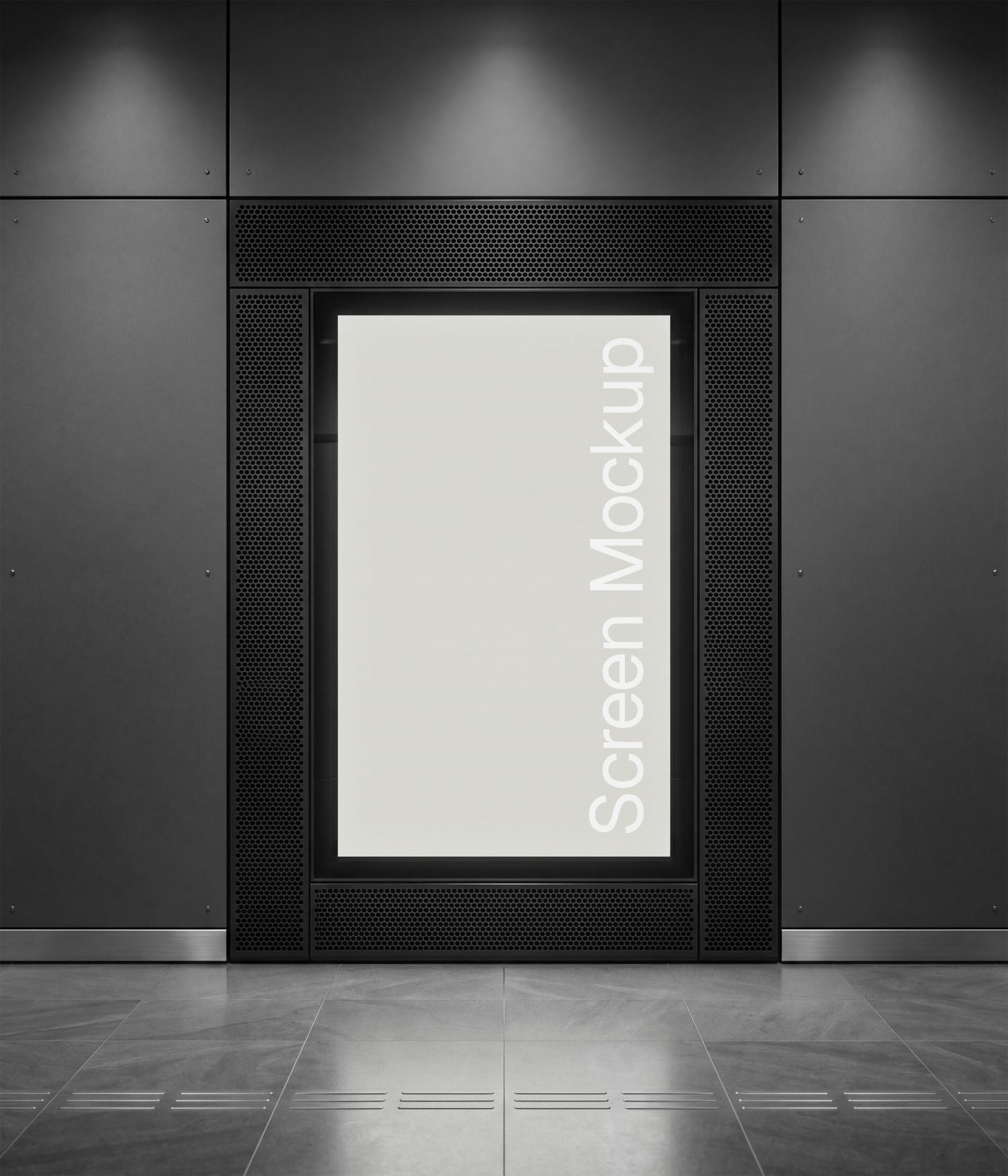 Digital poster mockup download