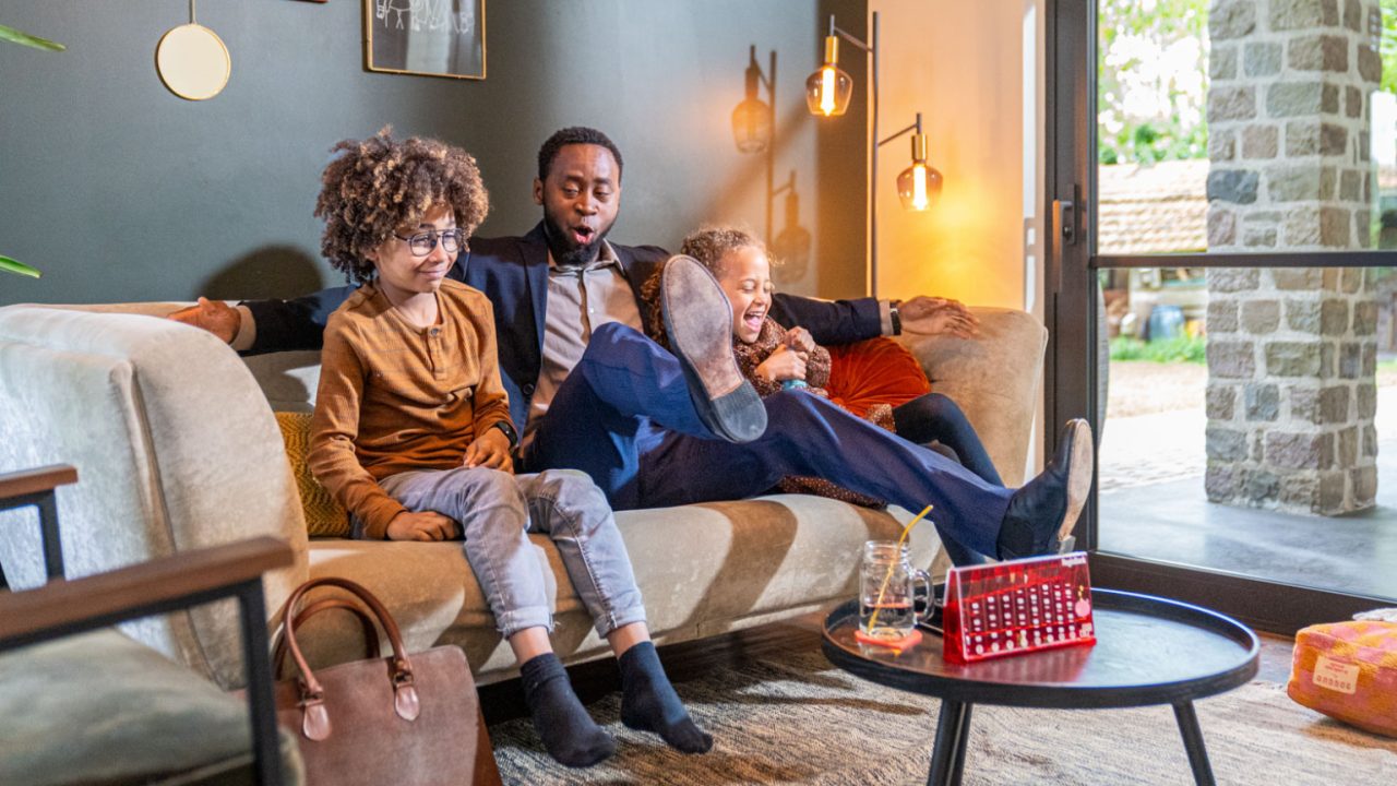 Woman looking at camera