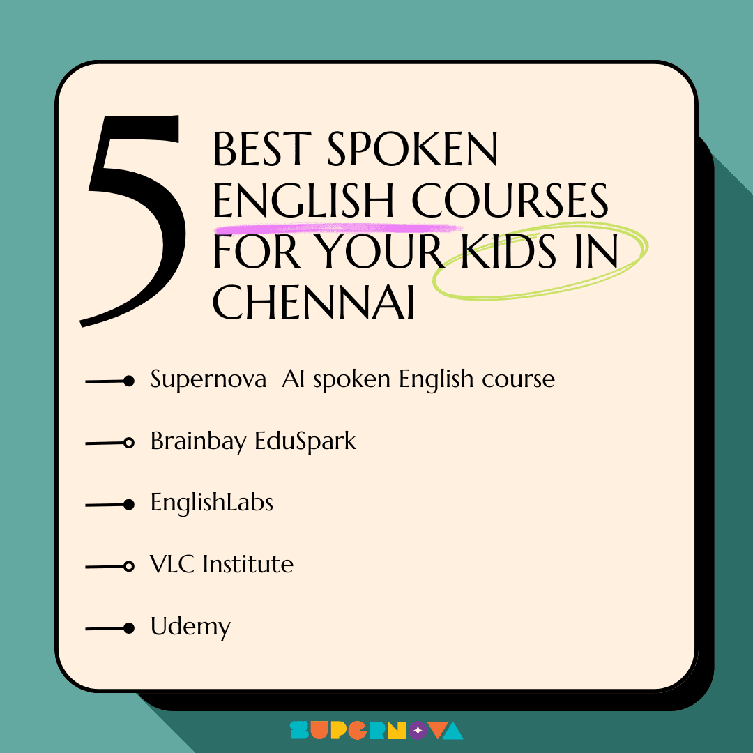 best spoken english courses for kids in chennai