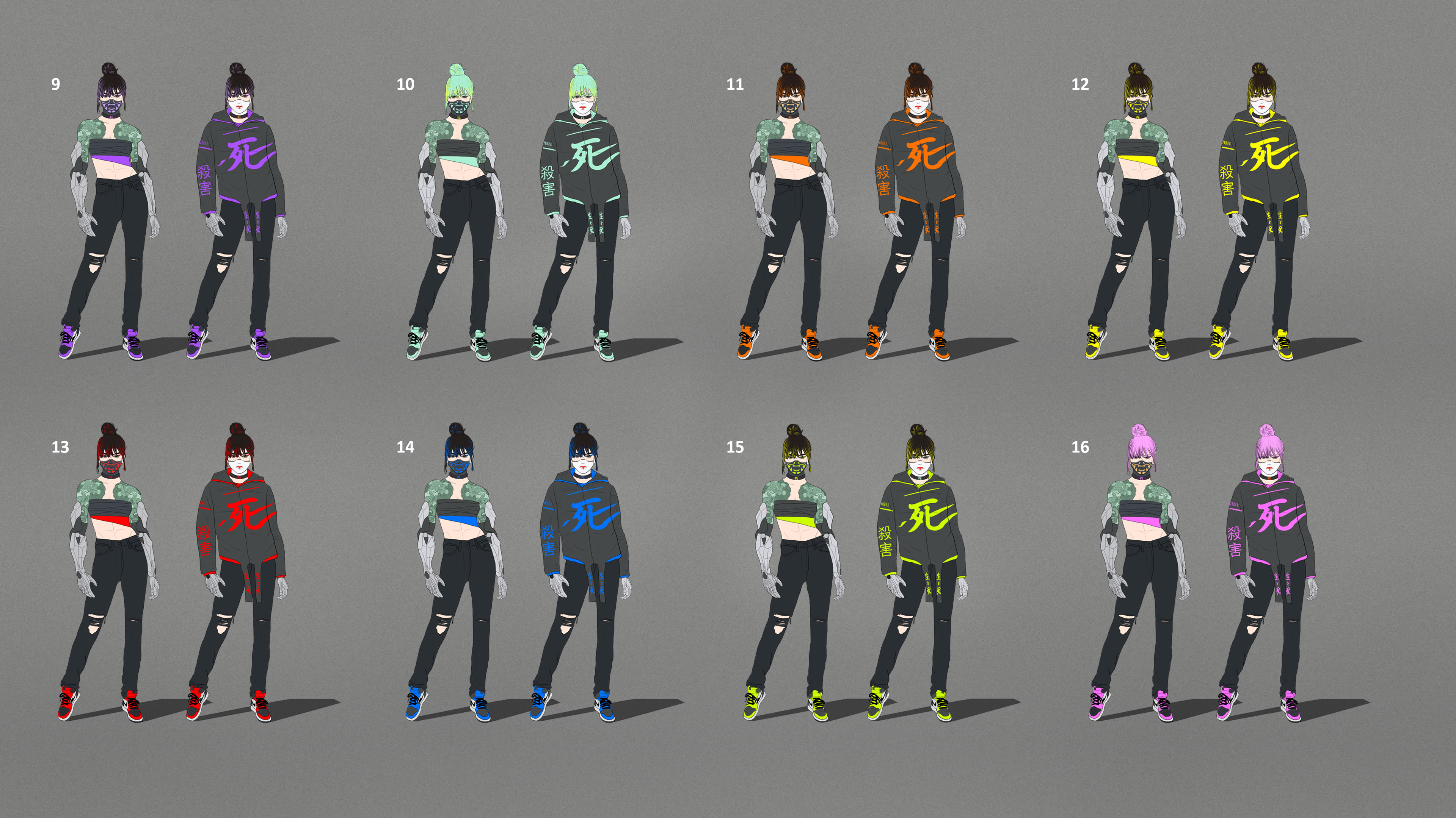 Refining palette and contrast