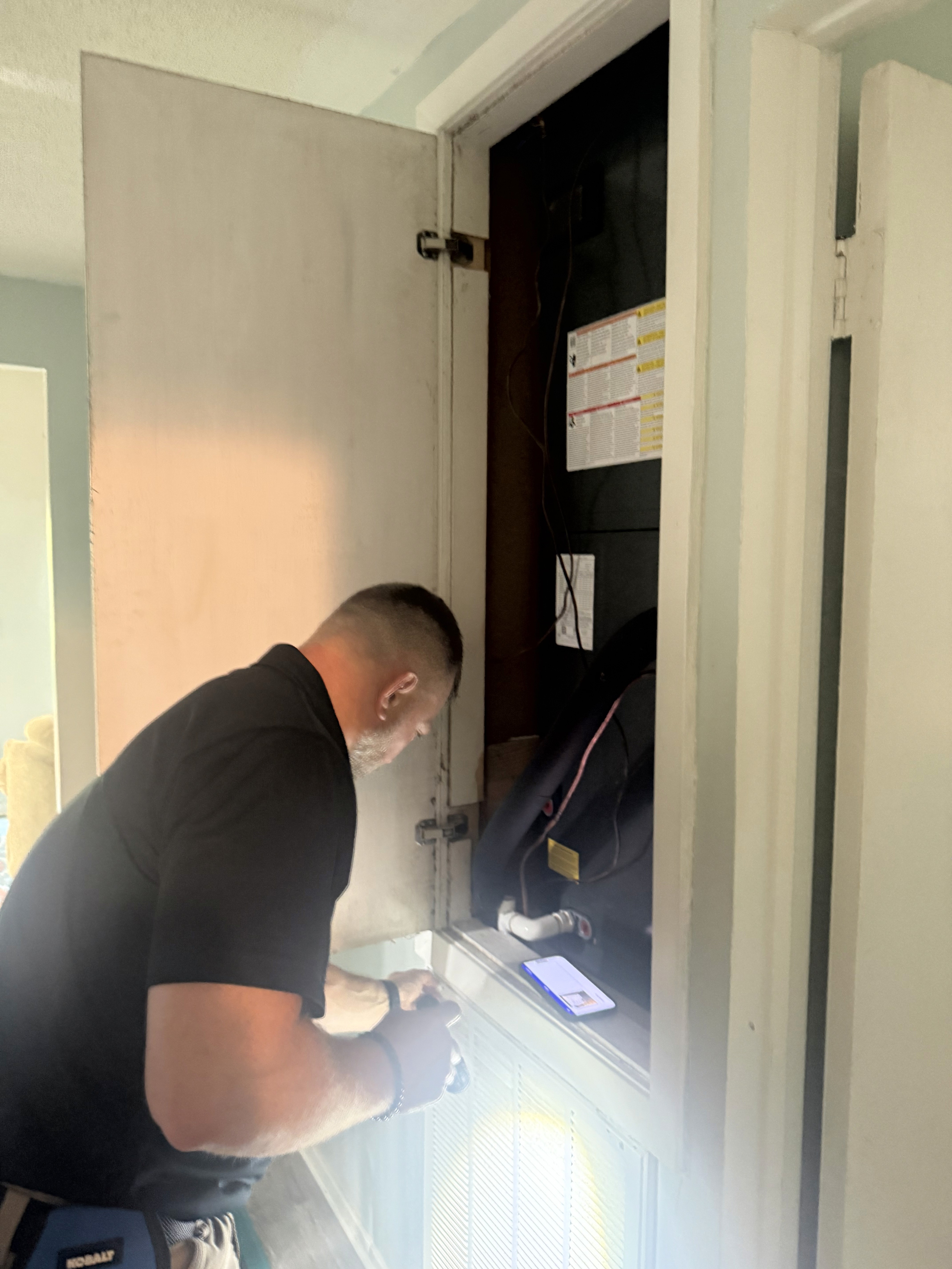 home inspector checking foundation Covington LA