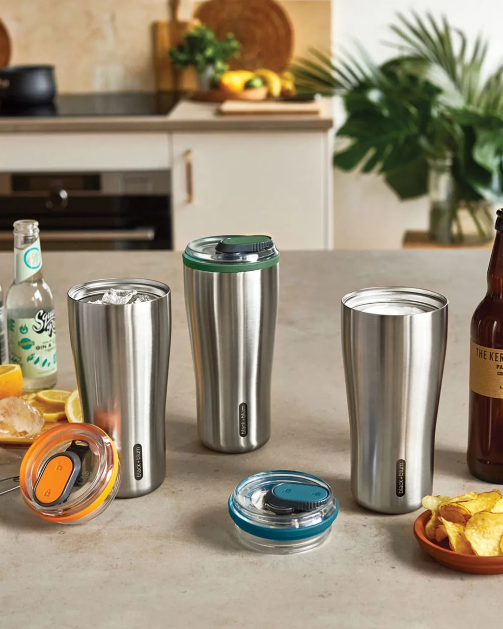 Black Blum Insulated Travel Tumbler
