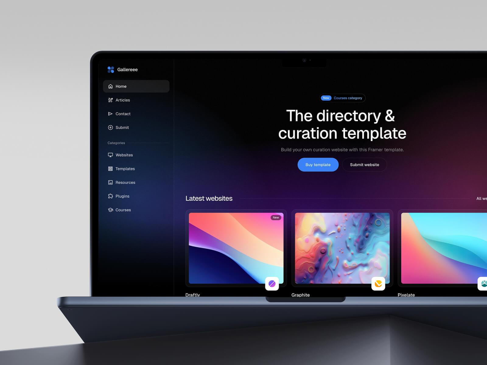 Gallereee - Framer Directory & Curation template