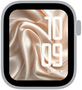 digital silk Apple Watch face preview 4 featuring abstract and modern.