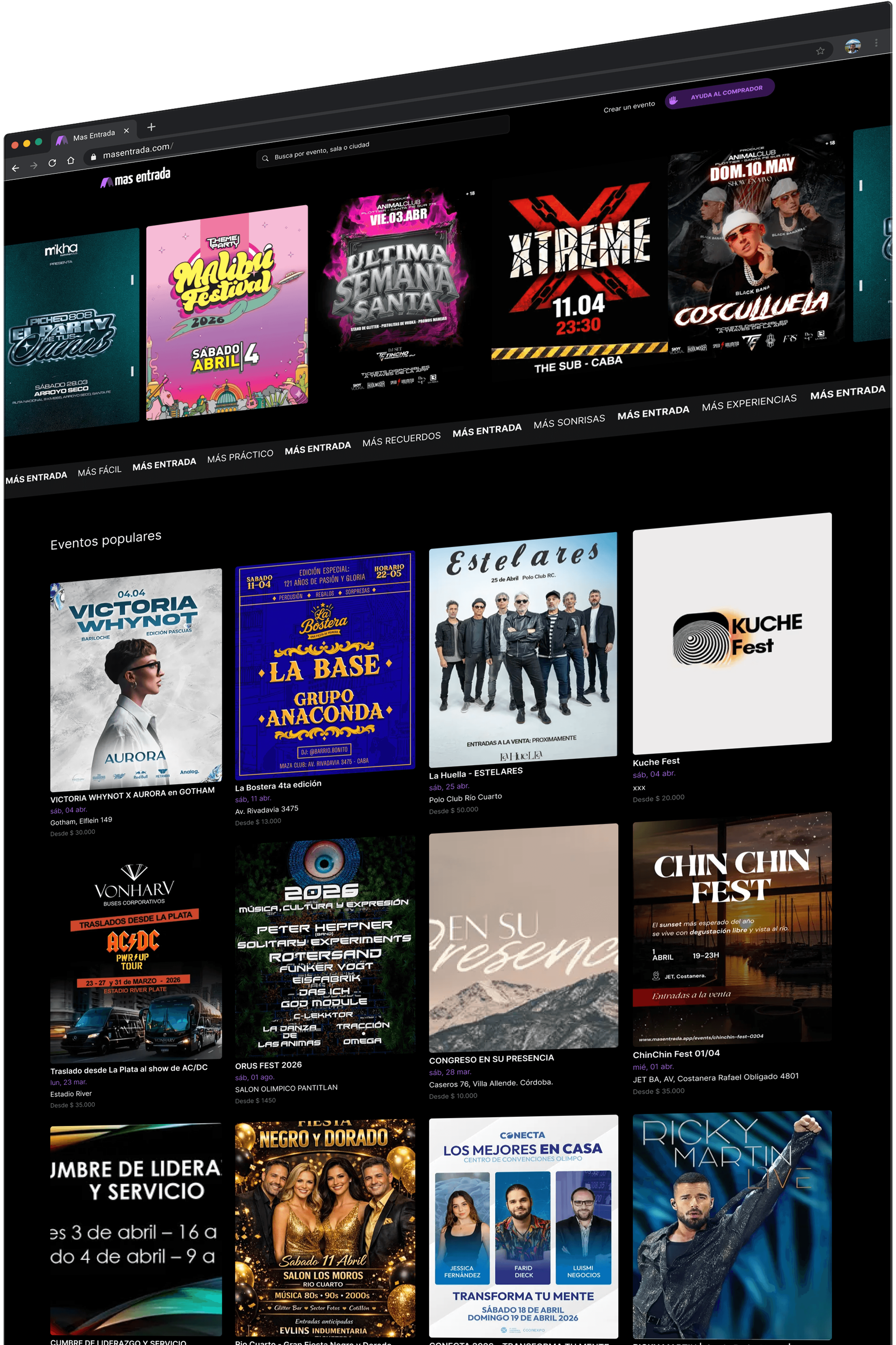 Validación de entradas QR Gala Caras