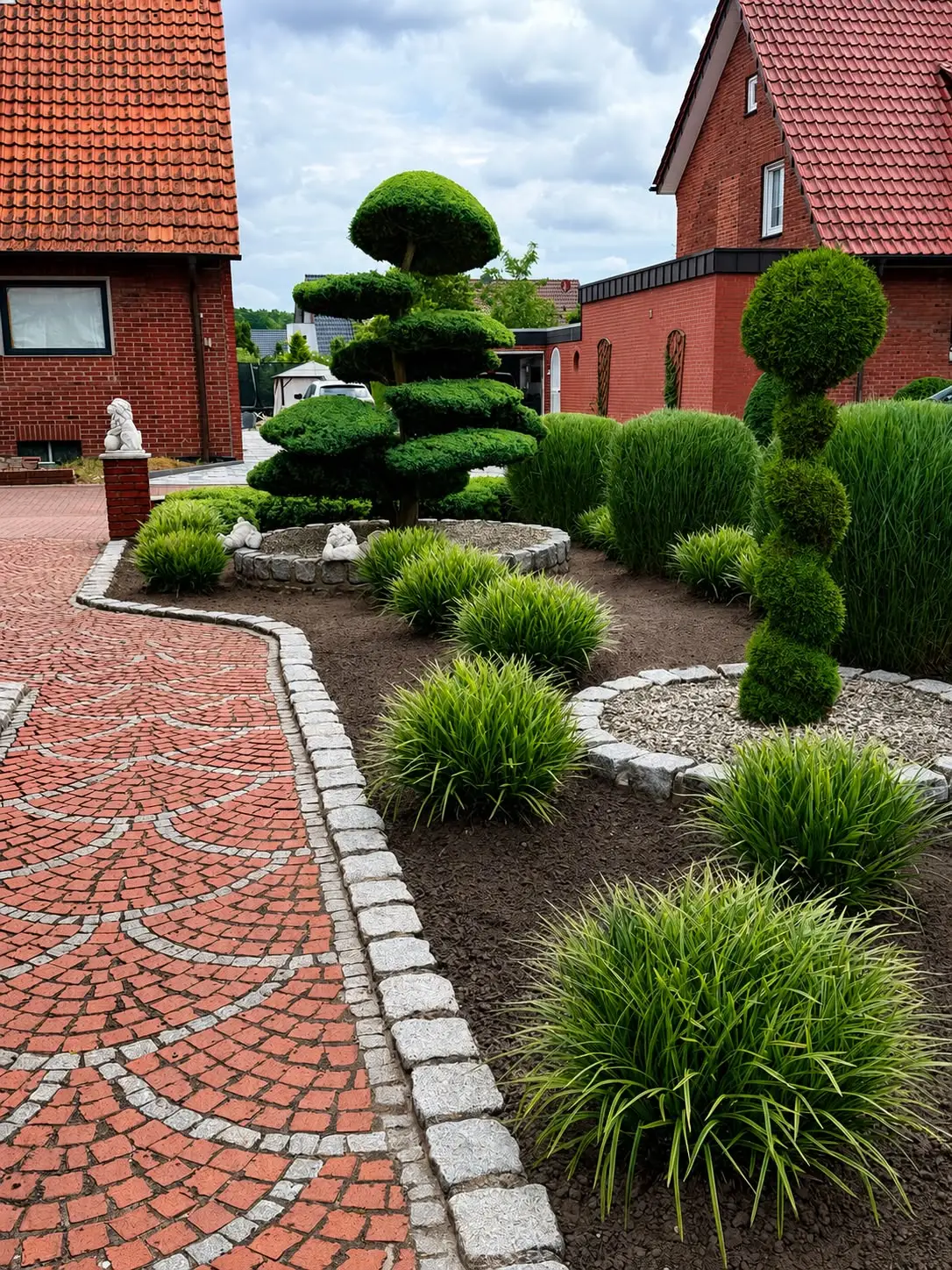 Ein schöner, gepflegter Vordergarten
