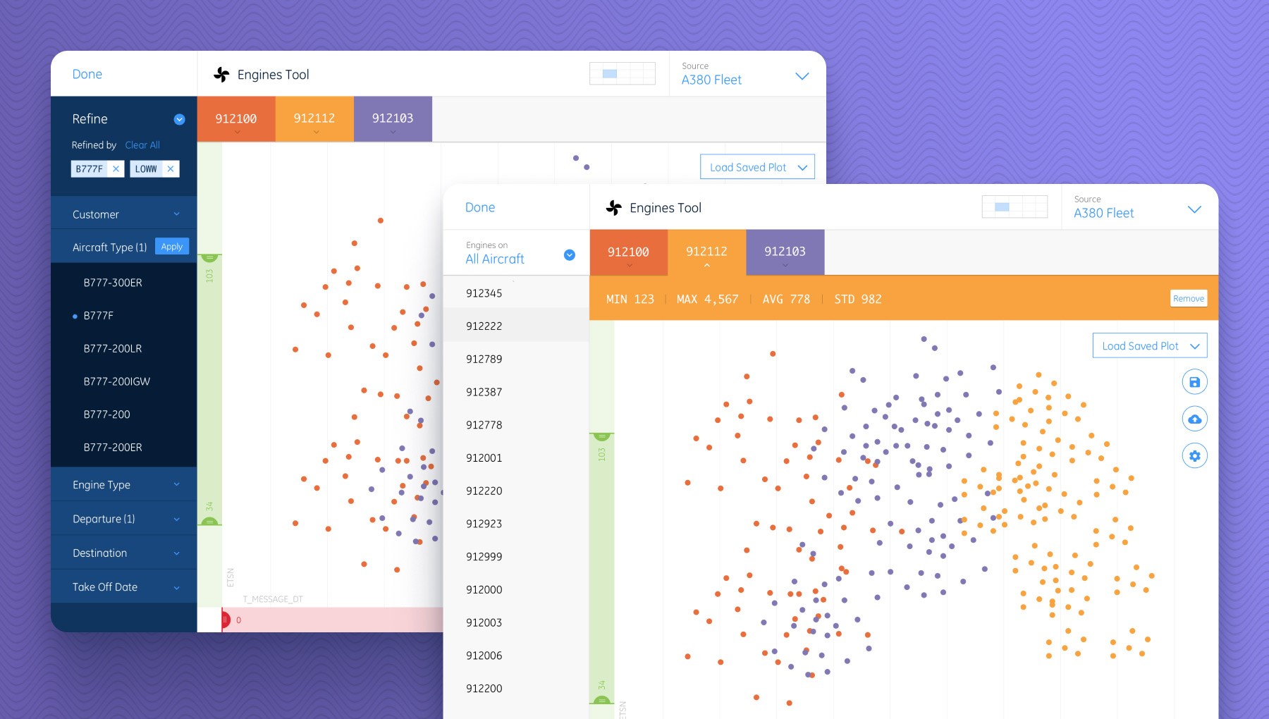 UI mockup of the Ascend software platform