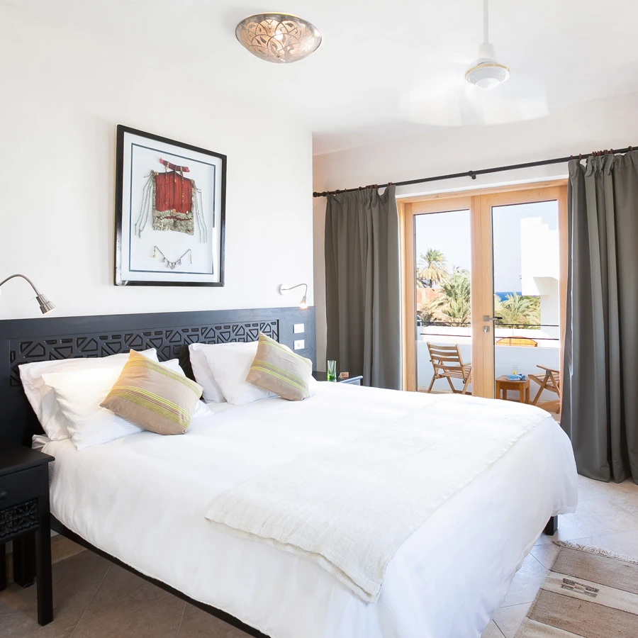 bedroom at red c villas
