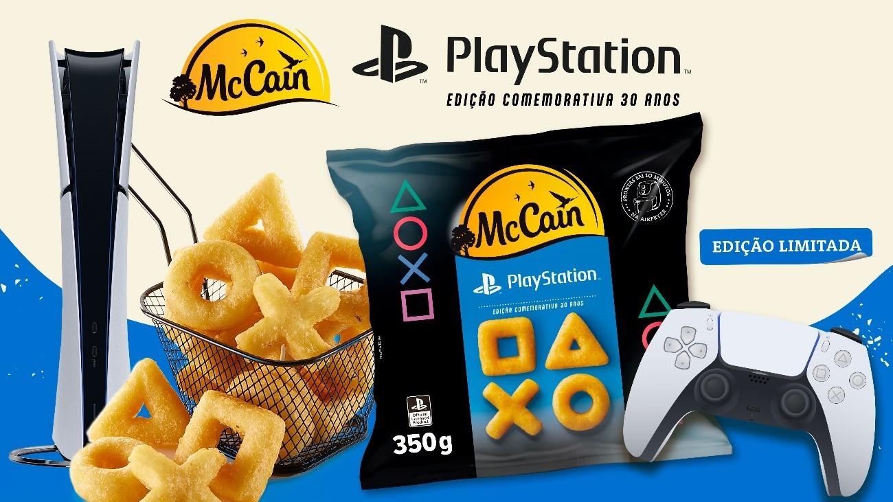 McCain transforma os ícones de PlayStation em batata frita