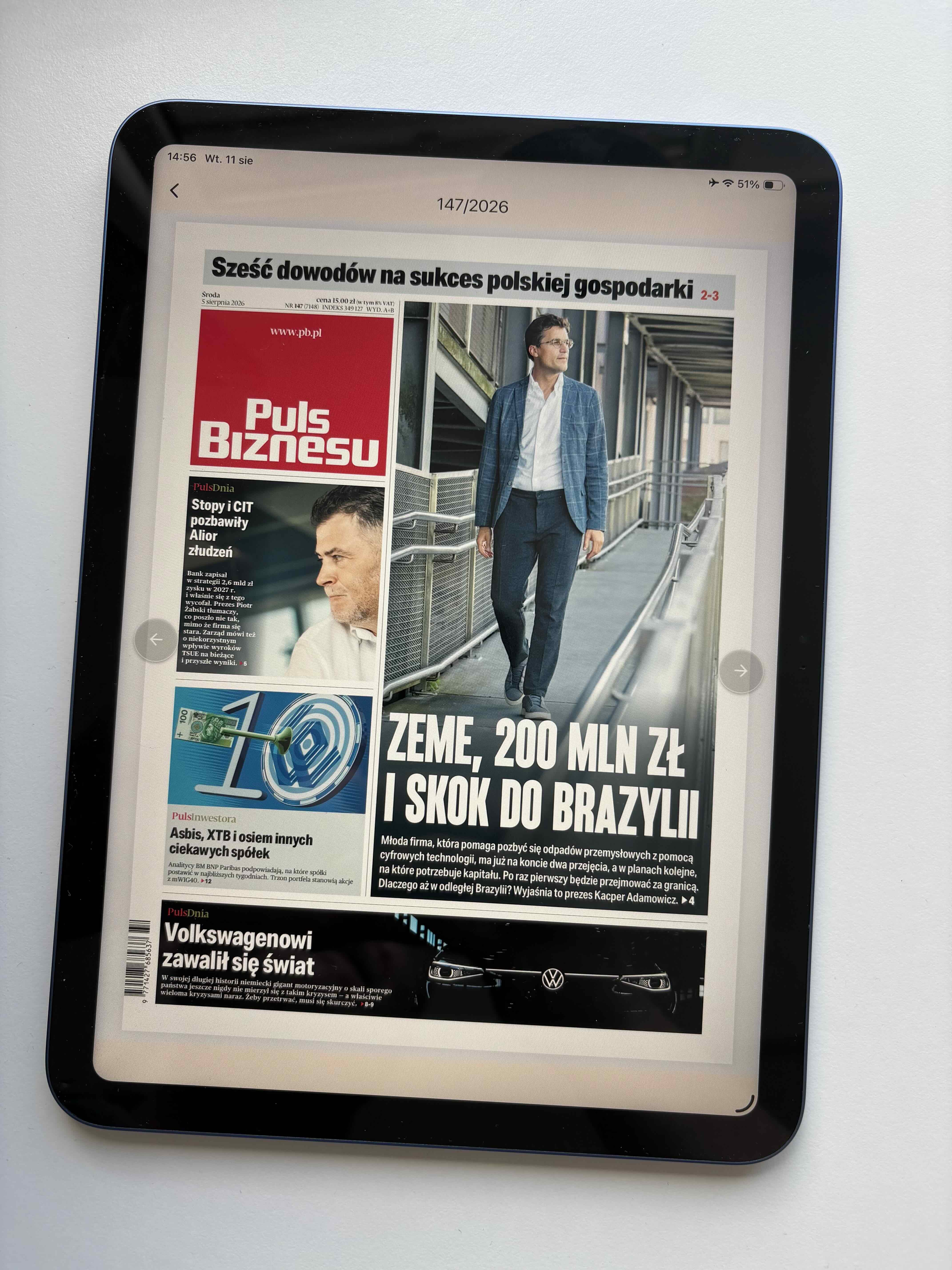 Zeme & Puls Biznesu Cover