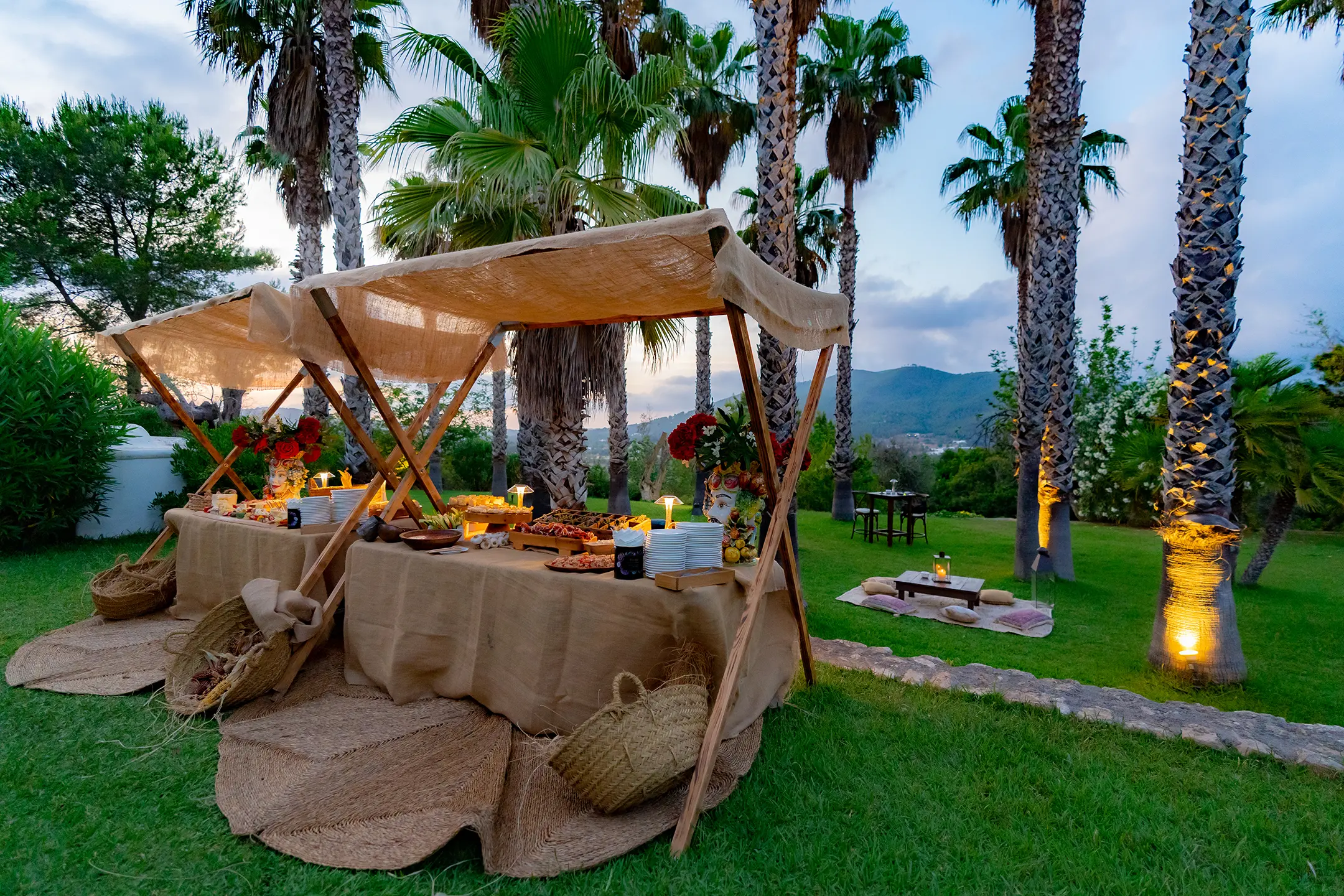 Apéritif Privé Finca Ibiza. Credits : Merci Léa