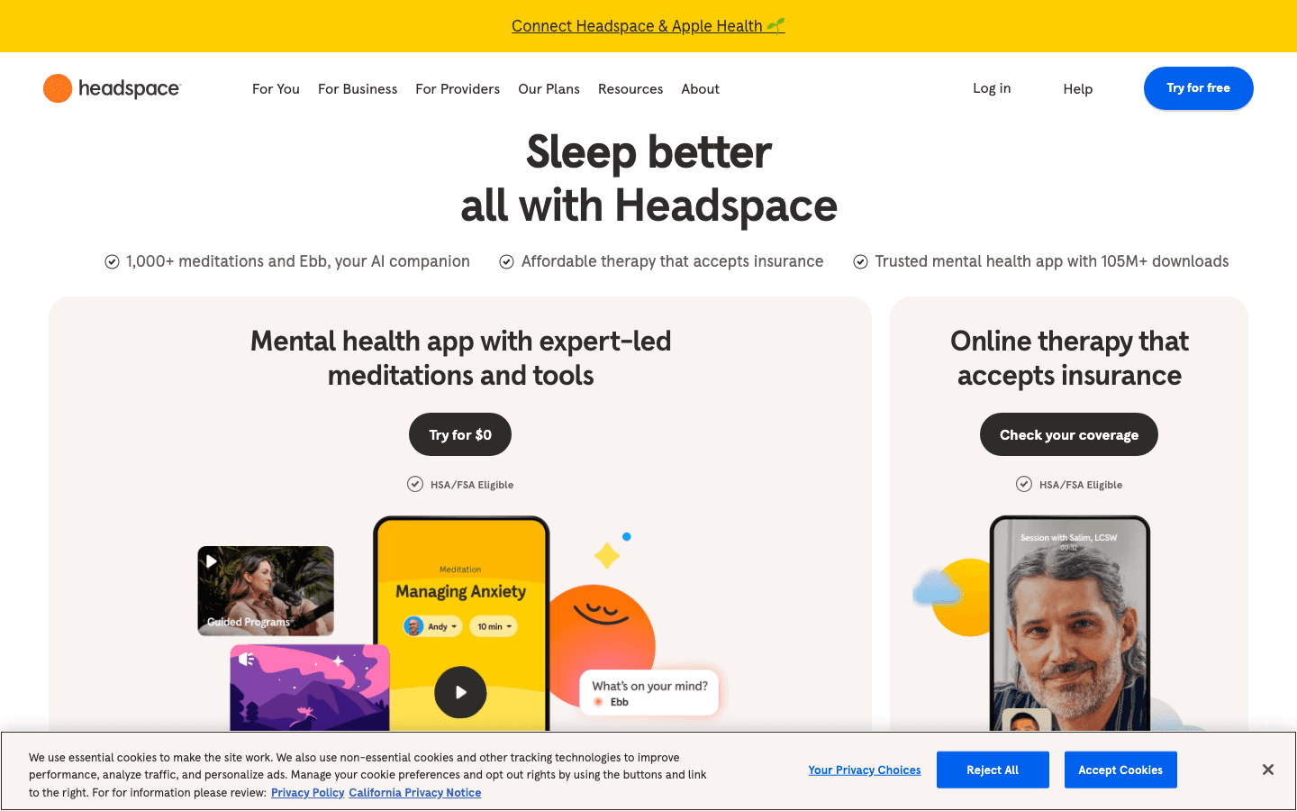 Headspace meditation sleep