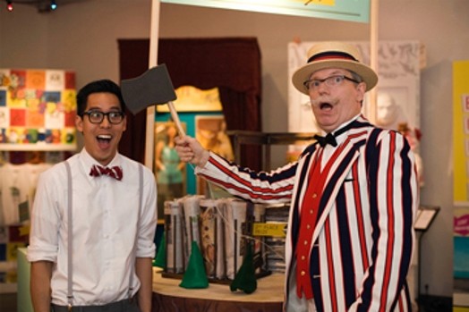 student and faculty at Candy Coated Carnival of Controversy