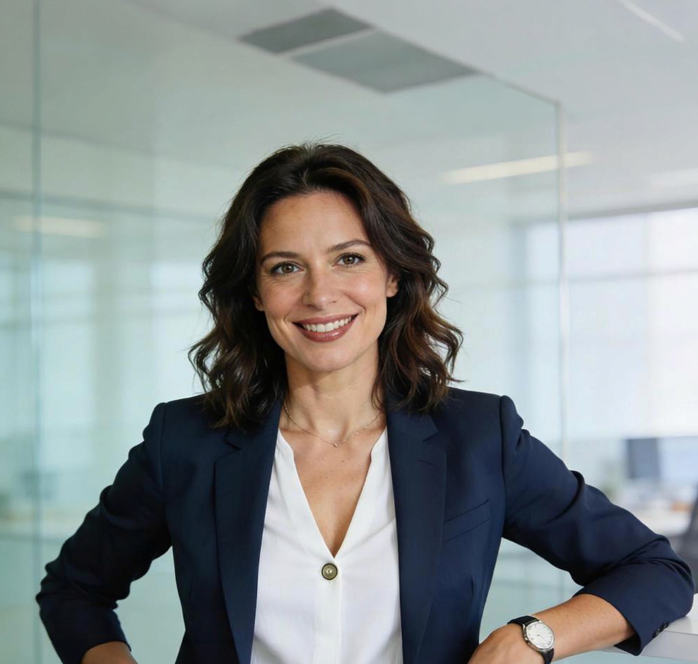 two ladies looking at a laptop and smiling