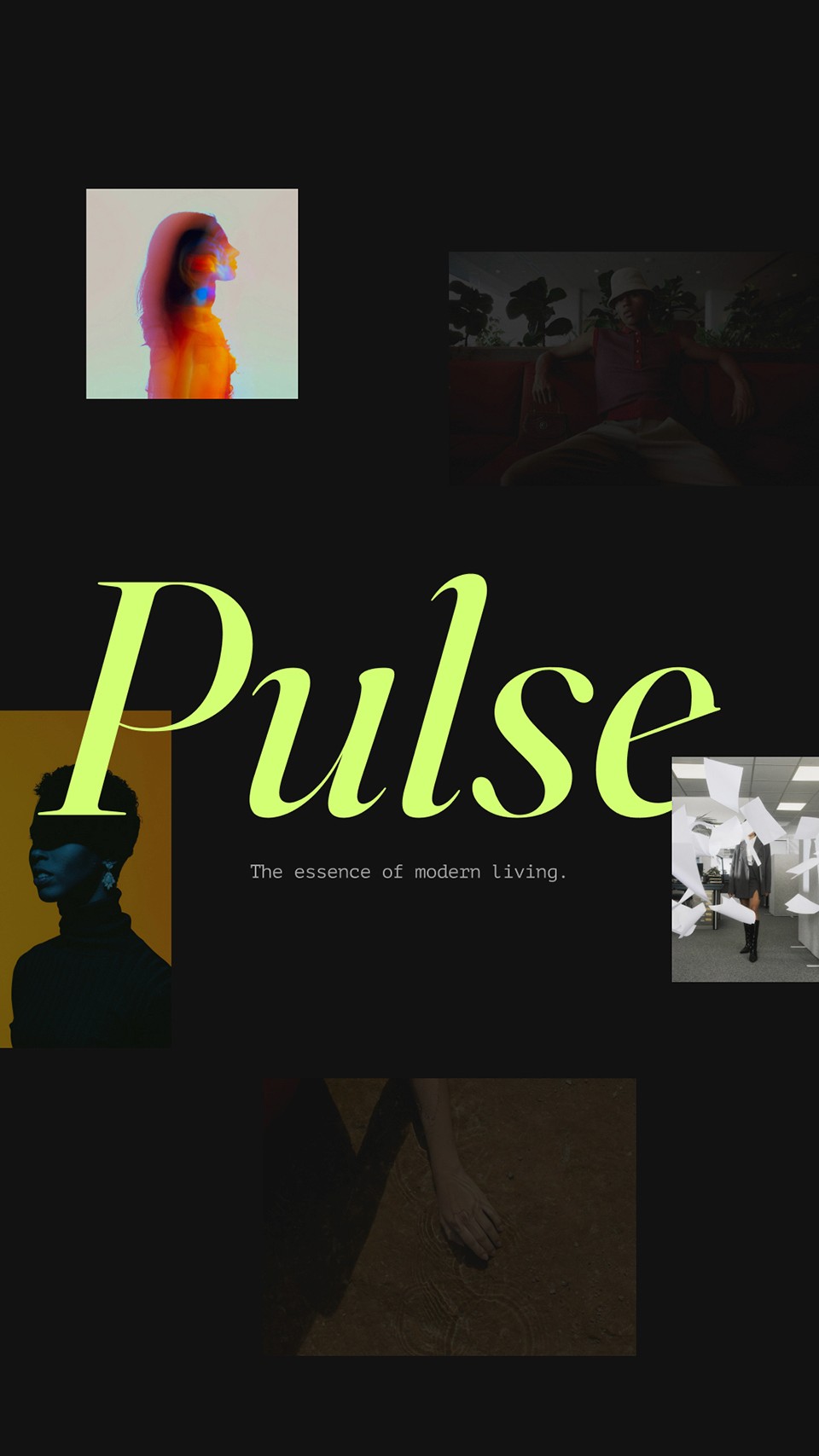 Pulse Editorial Magazine Visual Identity and Website - Logo and Branding