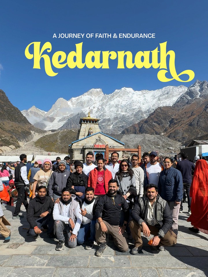 A group of people who travelled with us to kedarnath