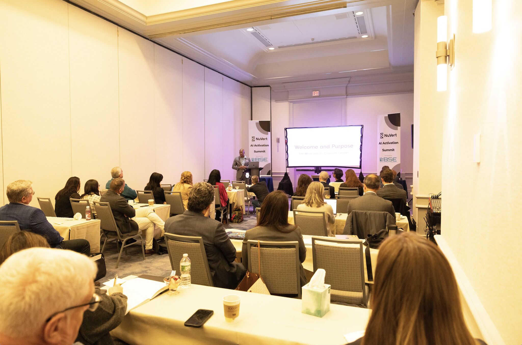 audience in a conference